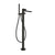 Gessi 73628 Inverso Trim Parts Only Floor-Mounted Tub Filler. Diamantato