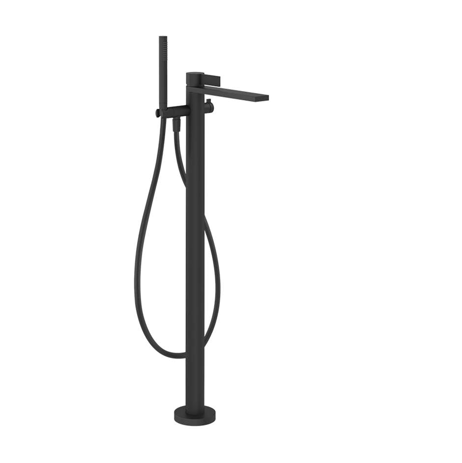 Gessi 73628 Inverso Trim Parts Only Floor-Mounted Tub Filler. Diamantato