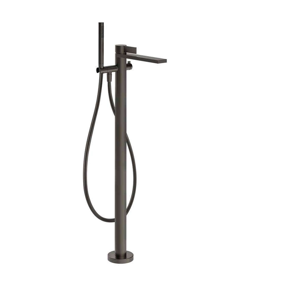Gessi 73628 Inverso Trim Parts Only Floor-Mounted Tub Filler. Diamantato