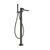 Gessi 73628 Inverso Trim Parts Only Floor-Mounted Tub Filler. Diamantato
