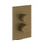 Gessi 73635 Inverso Trim Parts Only External Parts For Two Ways Diverter Thermostatic and Volume Control. Diamantato