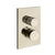 Gessi 73635 Inverso Trim Parts Only External Parts For Two Ways Diverter Thermostatic and Volume Control. Diamantato