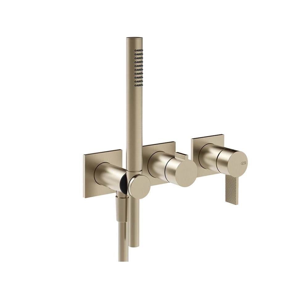Gessi 73636 Inverso Trim Parts Only Wall-Mounted Bath Mixer Control. Diamantato