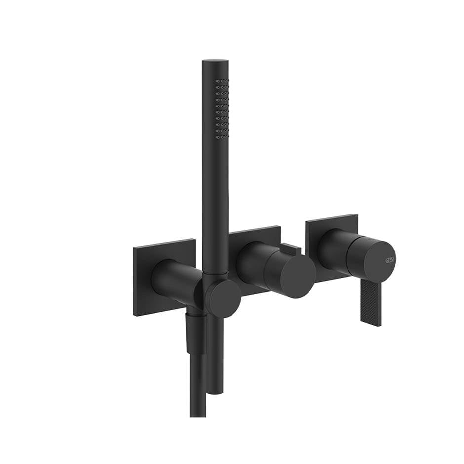 Gessi 73636 Inverso Trim Parts Only Wall-Mounted Bath Mixer Control. Diamantato