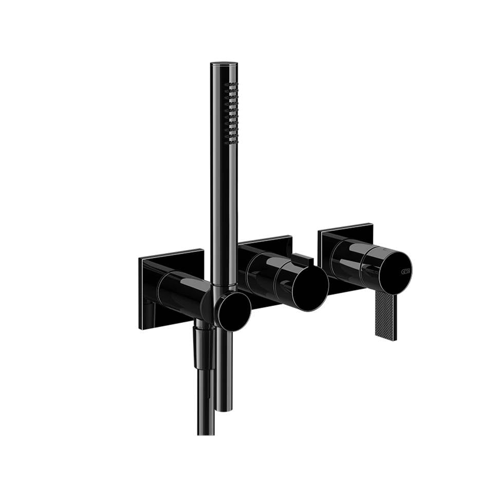 Gessi 73636 Inverso Trim Parts Only Wall-Mounted Bath Mixer Control. Diamantato