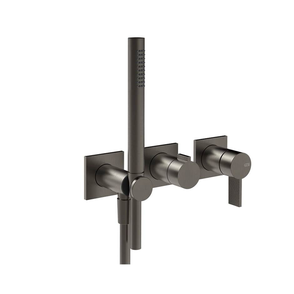 Gessi 73636 Inverso Trim Parts Only Wall-Mounted Bath Mixer Control. Diamantato