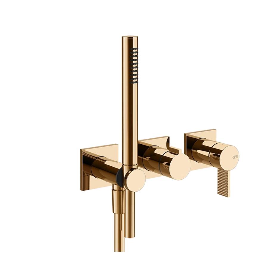 Gessi 73636 Inverso Trim Parts Only Wall-Mounted Bath Mixer Control. Diamantato