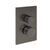 Gessi 73637 Inverso Trim Parts Only External Parts For Three Ways Diverter Thermostatic and Volume Control. Diamantato