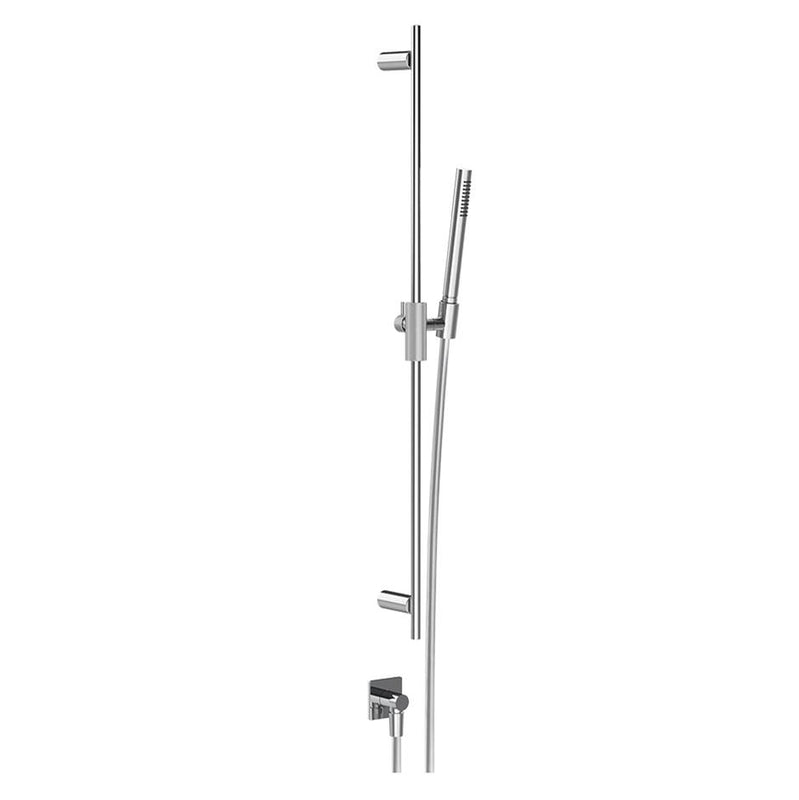 Gessi 73641 Inverso Handshower and Adjustable Sliding Rail Set. Diamantato