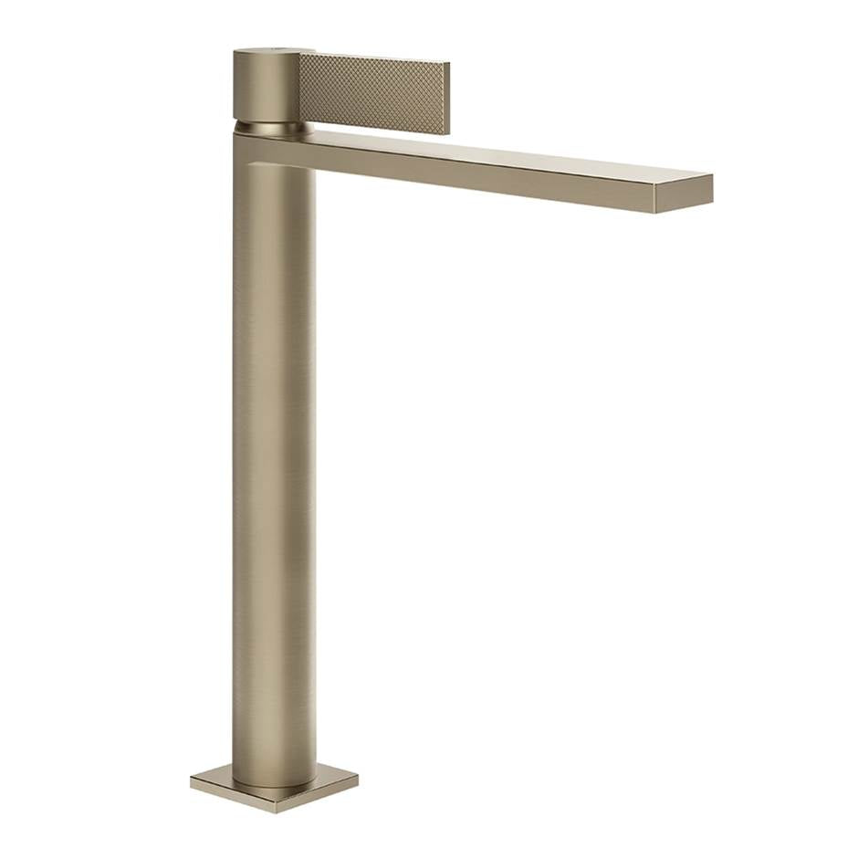 Gessi 73653 Inverso Tall Single Lever Washbasin With Stop & Go Assembly. Diamantato