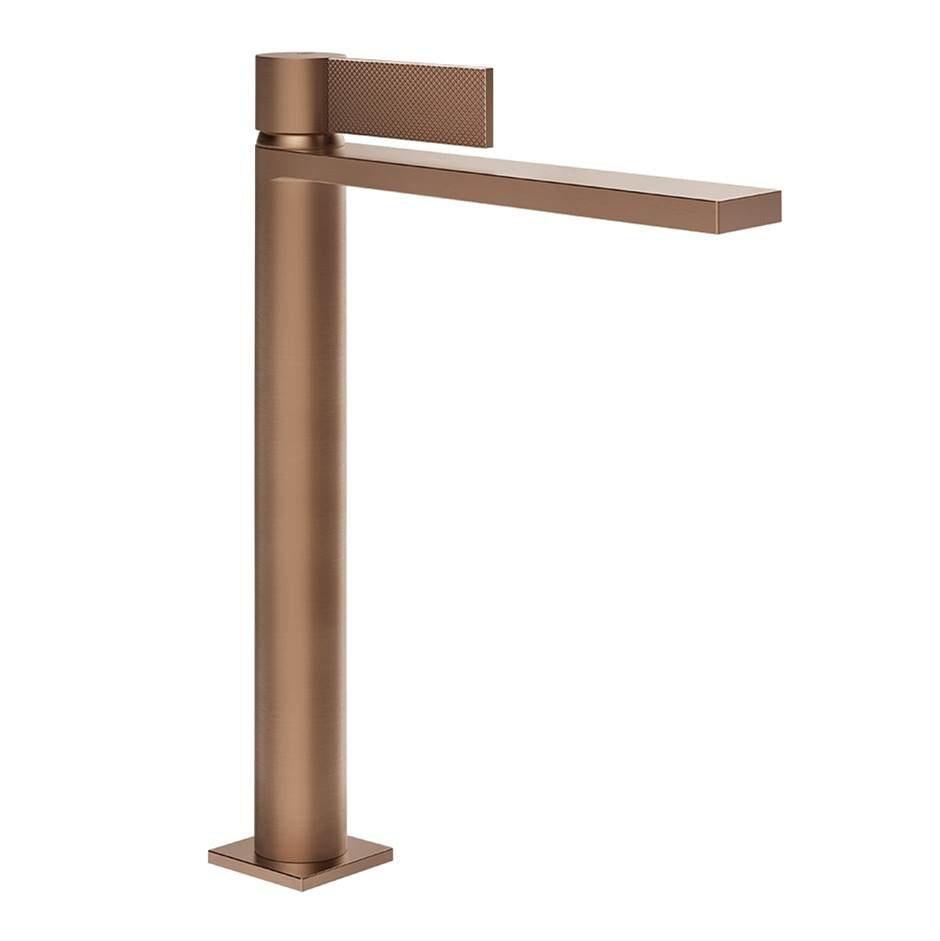 Gessi 73653 Inverso Tall Single Lever Washbasin With Stop & Go Assembly. Diamantato