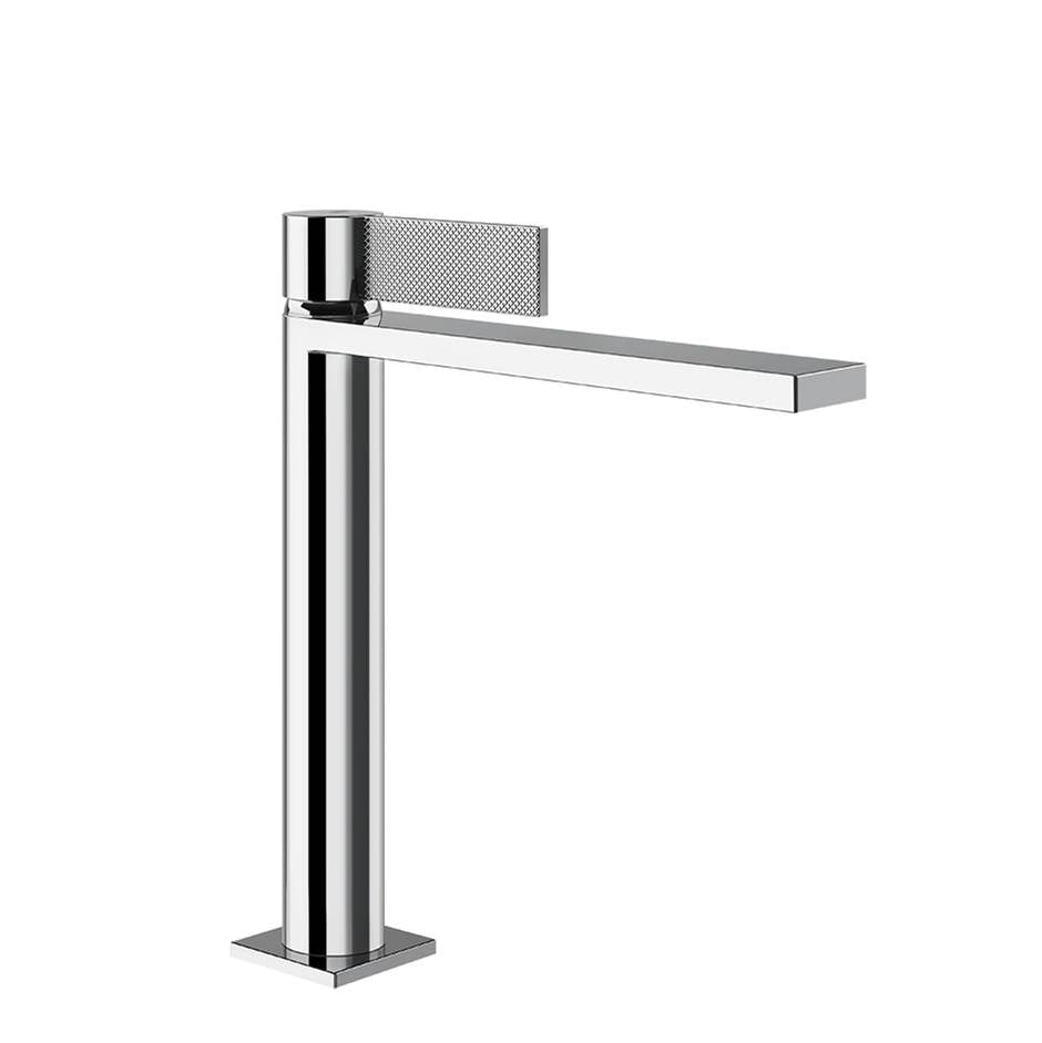 Gessi 73655 Inverso Medium Single Lever Washbasin With Stop & Go Assembly. Diamantato