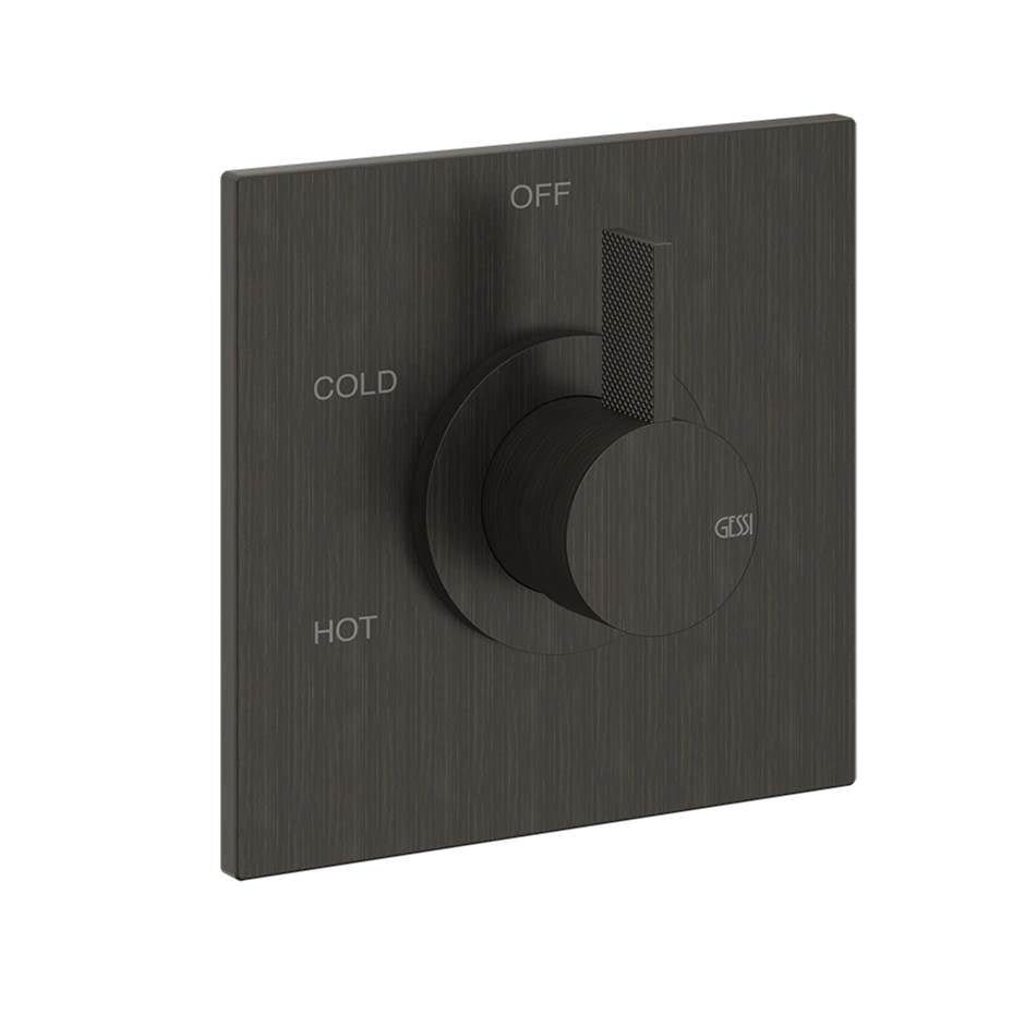 Gessi 73672 Inverso Trim Parts Only External Parts For Single Exit Pressure Balance. Diamantato