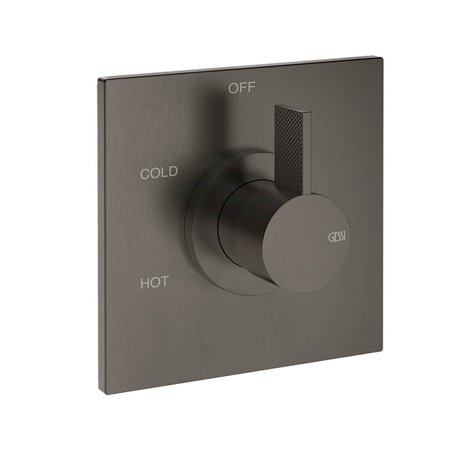 Gessi 73672 Inverso Trim Parts Only External Parts For Single Exit Pressure Balance. Diamantato