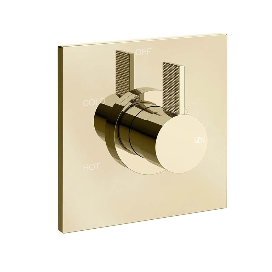 Gessi 73672 Inverso Trim Parts Only External Parts For Single Exit Pressure Balance. Diamantato