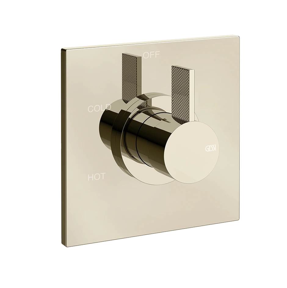 Gessi 73672 Inverso Trim Parts Only External Parts For Single Exit Pressure Balance. Diamantato