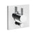 Gessi 73674 Inverso Trim Parts Only External Parts For Pressure Balance With 2 Ways Diverter. Diamantato