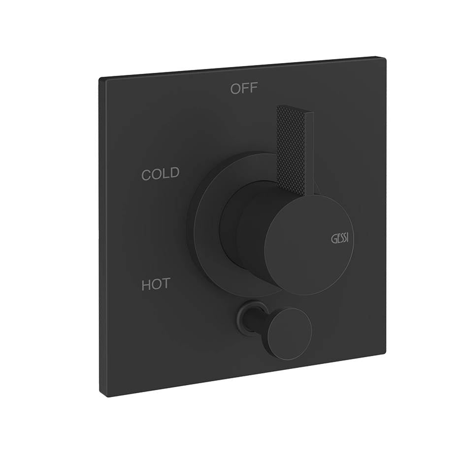 Gessi 73674 Inverso Trim Parts Only External Parts For Pressure Balance With 2 Ways Diverter. Diamantato