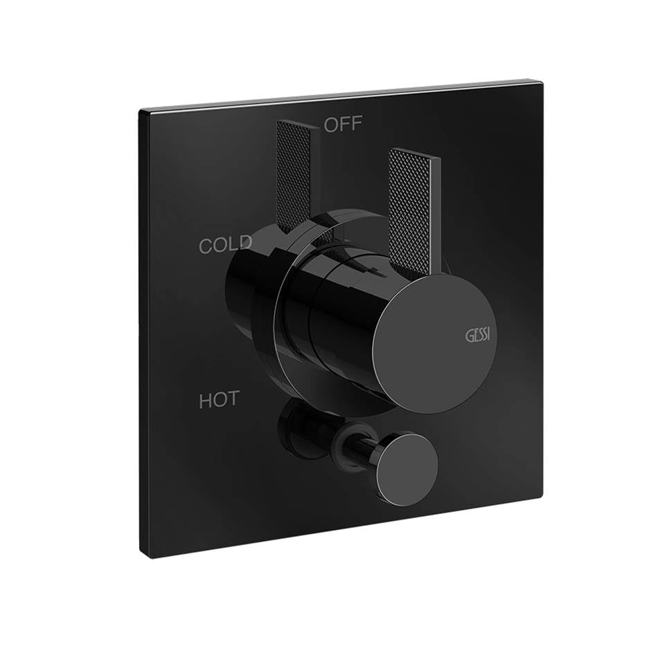 Gessi 73674 Inverso Trim Parts Only External Parts For Pressure Balance With 2 Ways Diverter. Diamantato