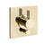Gessi 73674 Inverso Trim Parts Only External Parts For Pressure Balance With 2 Ways Diverter. Diamantato