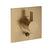 Gessi 73674 Inverso Trim Parts Only External Parts For Pressure Balance With 2 Ways Diverter. Diamantato