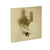 Gessi 73674 Inverso Trim Parts Only External Parts For Pressure Balance With 2 Ways Diverter. Diamantato