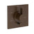 Gessi 73674 Inverso Trim Parts Only External Parts For Pressure Balance With 2 Ways Diverter. Diamantato