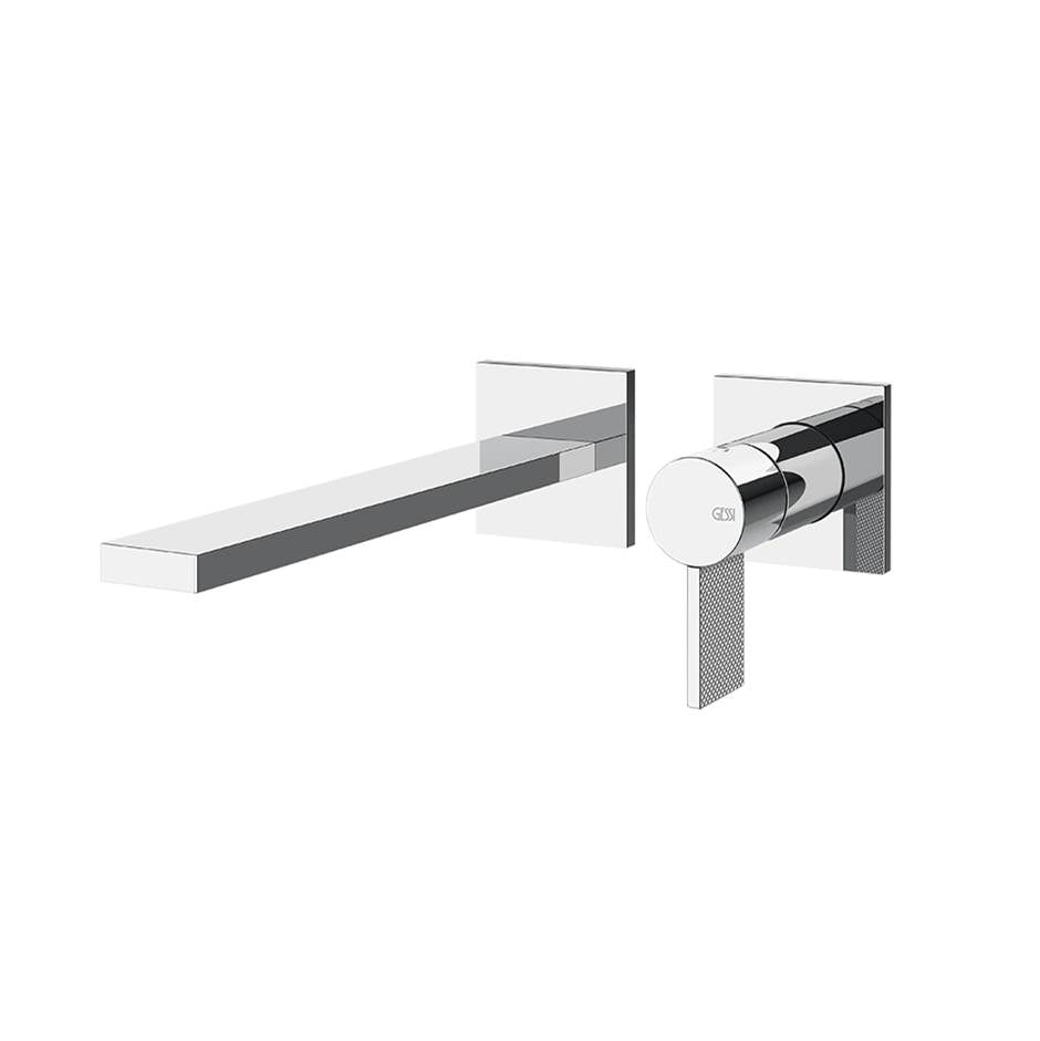 Gessi 73688 Inverso Trim Parts Only Wall-Mounted Washbasin Mixer Trim. Diamantato
