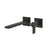 Gessi 73688 Inverso Trim Parts Only Wall-Mounted Washbasin Mixer Trim. Diamantato