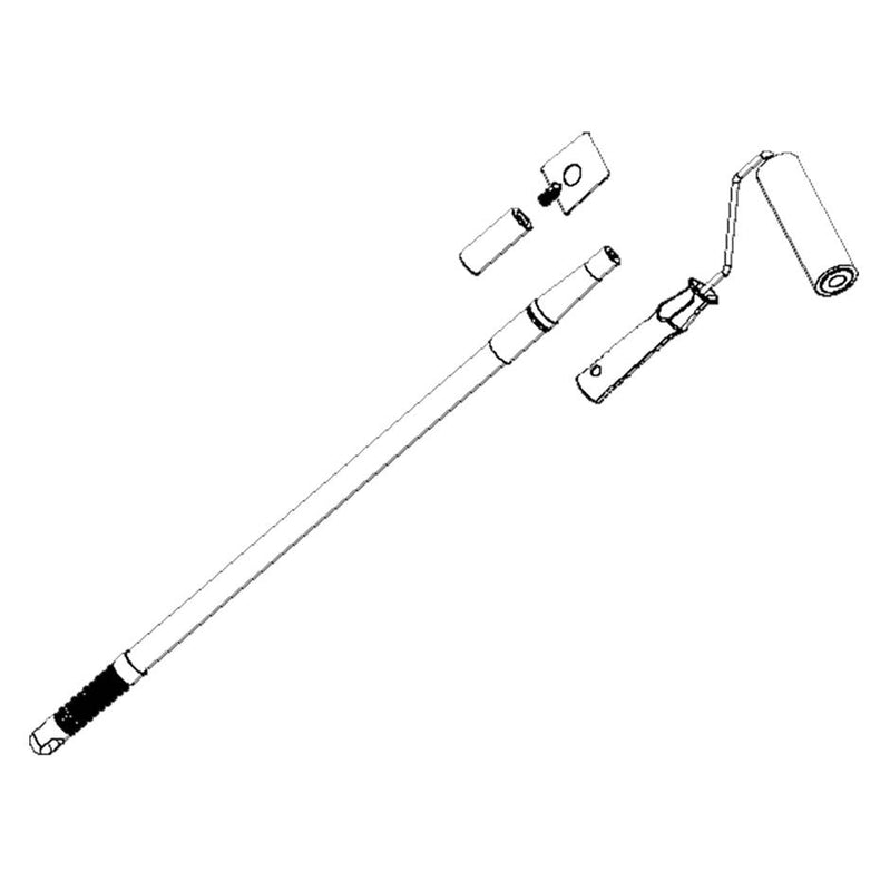 Gessi R4185#031 Afilo Roller + Rod Kit For Shower Head Maintece