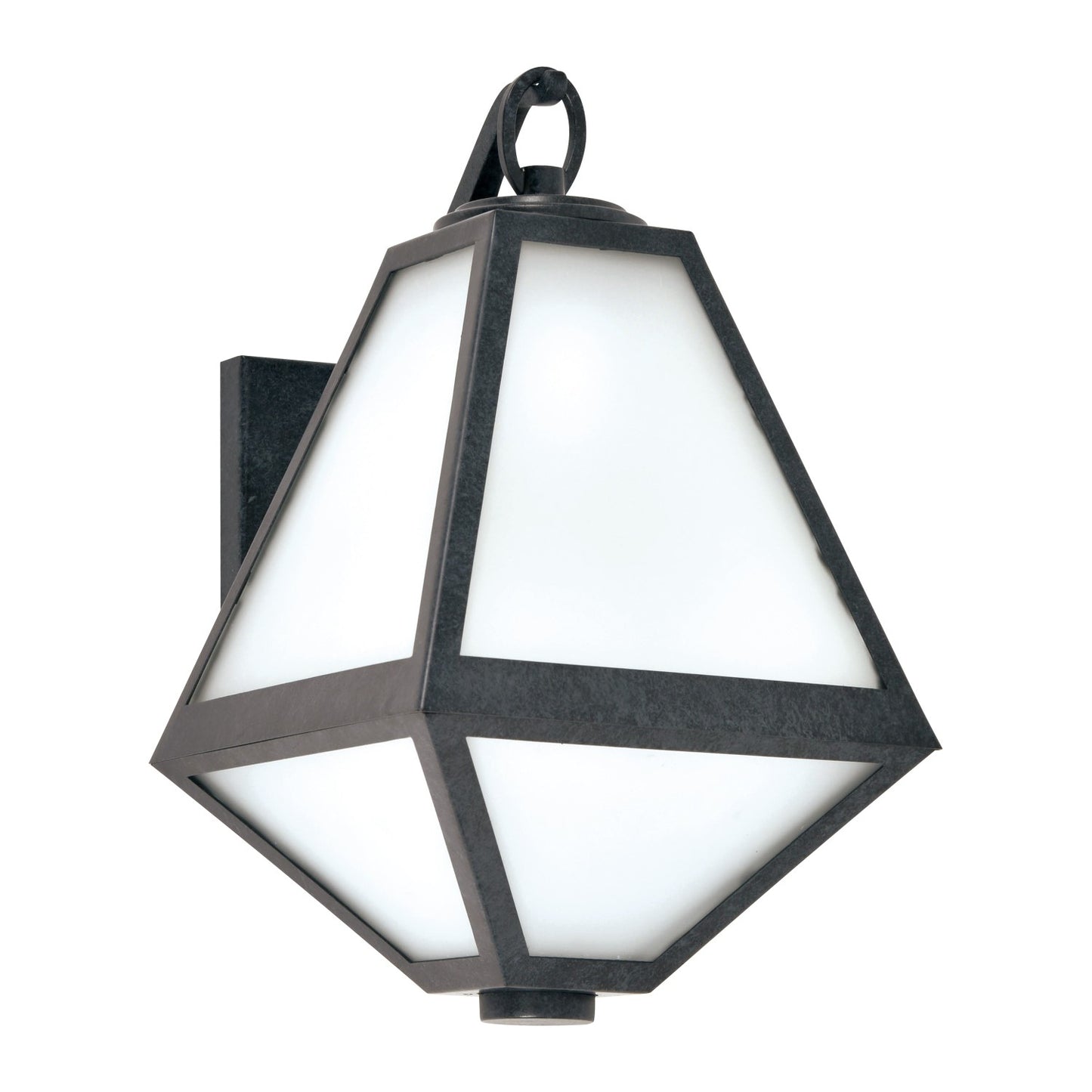 Crystorama GLA-9701-OP-BC Brian Patrick Flynn for Crystorama Glacier 1 Light Outdoor Wall Mount - Black Charcoal