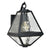 Crystorama GLA-9701-WT-BC Brian Patrick Flynn for Crystorama Glacier 1 Light Outdoor Wall Mount - Black Charcoal