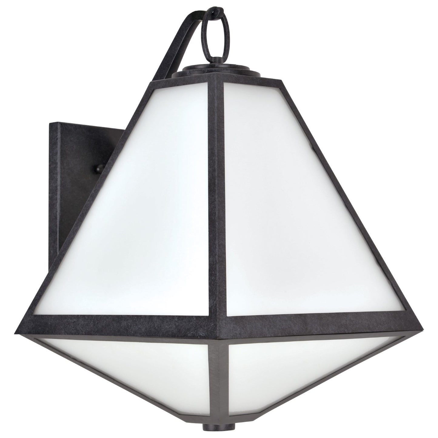 Crystorama GLA-9702-OP-BC Brian Patrick Flynn for Crystorama Glacier 3 Light Outdoor Wall Mount - Black Charcoal