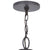 Crystorama GLA-9705-OP-BC Brian Patrick Flynn for Crystorama Glacier 3 Light Outdoor Chandelier - Black Charcoal