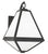 Crystorama GLA-9722-OP-BC Brian Patrick Flynn for Crystorama Glacier 2 Light Outdoor Wall Mount - Black Charcoal