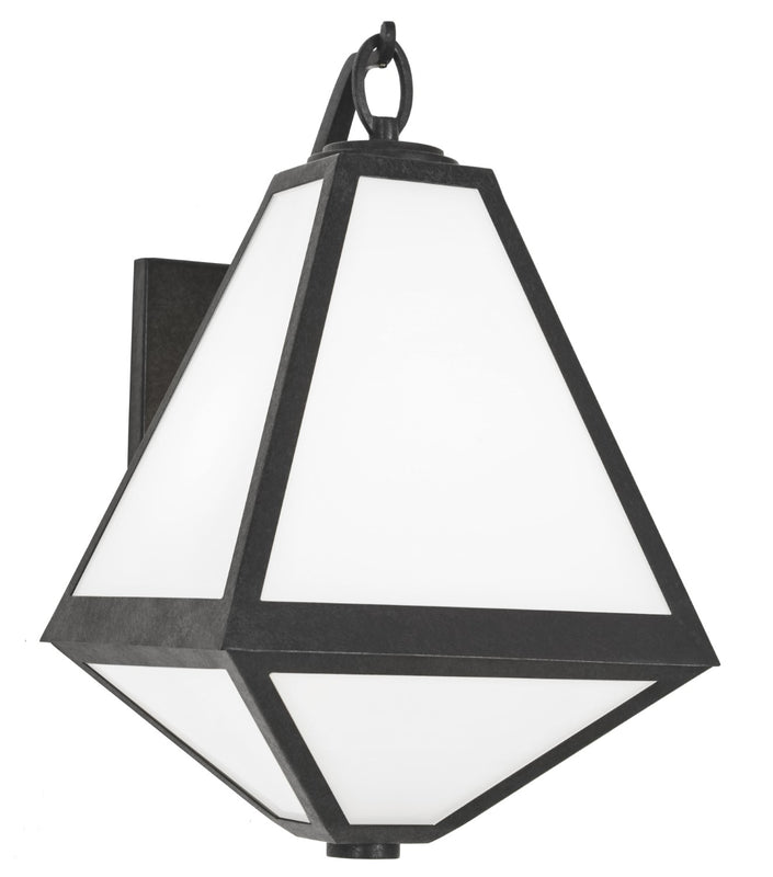 Crystorama GLA-9722-OP-BC Brian Patrick Flynn for Crystorama Glacier 2 Light Outdoor Wall Mount - Black Charcoal