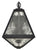Crystorama GLA-9722-WT-BC Brian Patrick Flynn for Crystorama Glacier 2 Light Outdoor Wall Mount - Black Charcoal