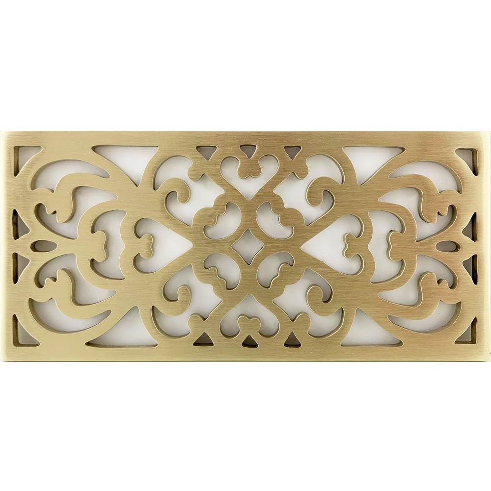 Linkasink GM001 Filigree - Decorative Grate For Ac05 - 7.5 In X 3.5 In X 1/4 In