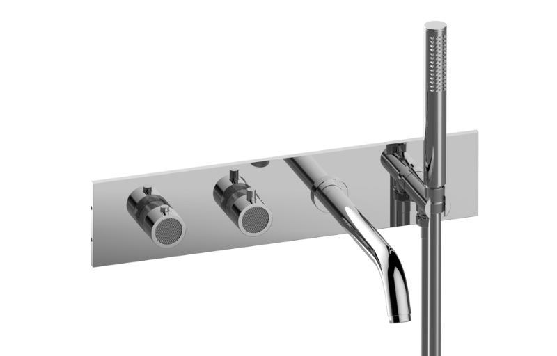 Graff GM7.690H-RK0-T Cameo Wall-Mounted M-Series Thermostatic System - Tub Spout and Handshower - Parent