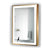 Krugg SOHO2436G LED Lighted Bathroom Frame Mirror With Defogger Gold 24x36