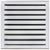 Linkasink GS007 Small Square Bars Grate For Ac05 - 4.5 In X 4.5 In X 1/4 In