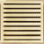 Linkasink GS007 Small Square Bars Grate For Ac05 - 4.5 In X 4.5 In X 1/4 In