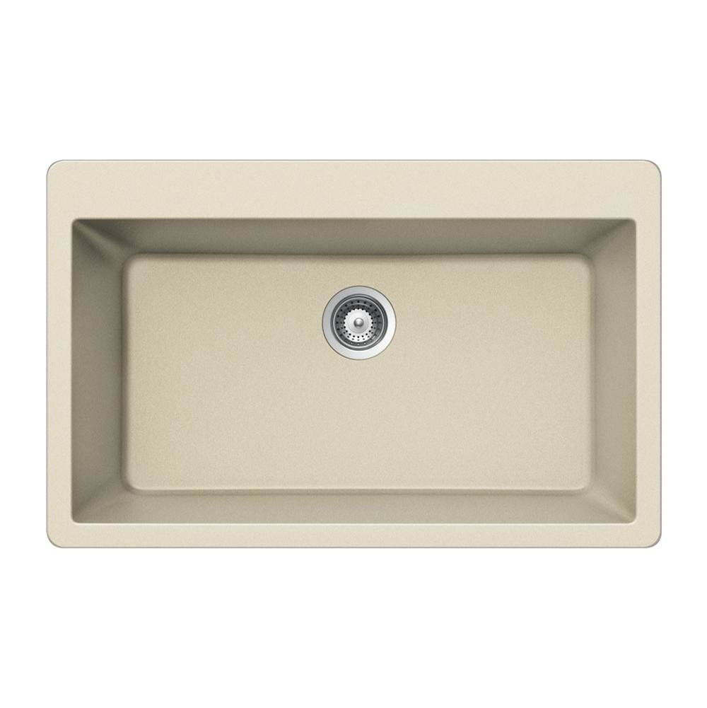 Hamat SIO-3321ST SiOStone 33" Granite Topmount Large Single Bowl Kitchen Sink - Parent