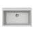 Hamat SIO-3321ST SiOStone 33" Granite Topmount Large Single Bowl Kitchen Sink