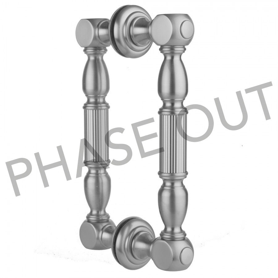 Jaclo H21-BB-12 12" H21 Back To Back Shower Door Pull With Finials - Parent