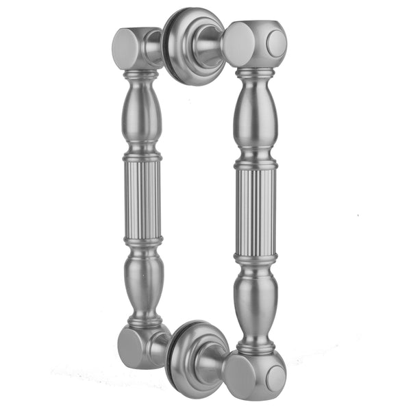 Jaclo H21-BB-18 18" H21 Back To Back Shower Door Pull With Finials