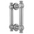 Jaclo H60-BB-12 12" H60 Smooth With End Caps Back To Back Shower Door Pull