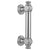 Jaclo H60-FM-12 12" H60 Smooth With End Caps Front Mount Shower Door Pull
