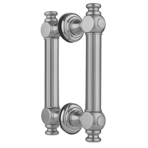 Jaclo H61-BB-24 24" H61 Reeded With End Caps Back To Back Shower Door Pull