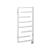 ICO Bath H9240 23.5" x 47.5" Vasto Hydronic Towel Warmer